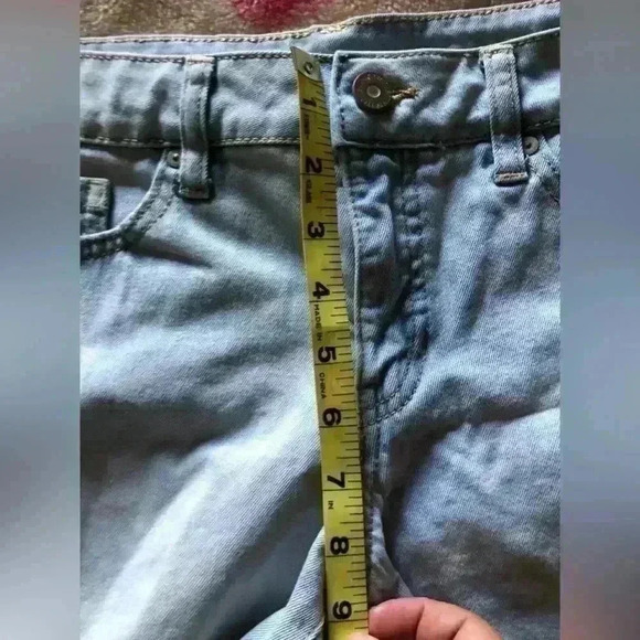 Sound Style light blue denim distressed shorts 6 - Picture 6 of 6